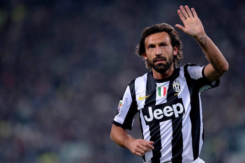 Pirlo defendiendo los colores de la Juventus