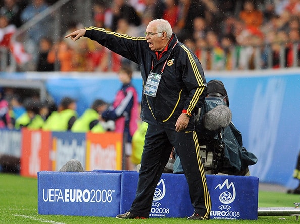 Luís Aragonés en la Eurocopa 2008